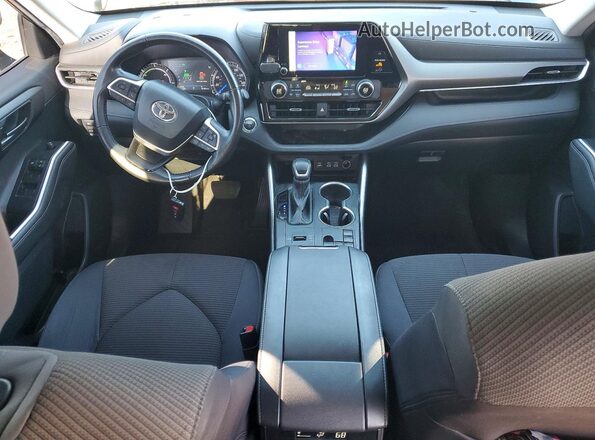 5TDZARAH3PS022708 2023 TOYOTA HIGHLANDER Gray Vista del salpicadero