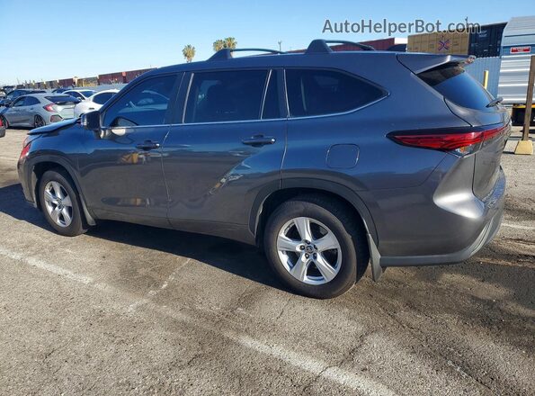 5TDZARAH3PS022708 2023 TOYOTA HIGHLANDER Gray Trasero izquierdo