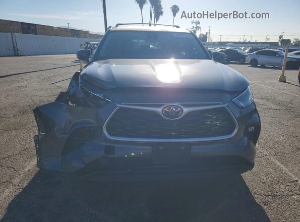 5TDZARAH3PS022708 2023 TOYOTA HIGHLANDER Gray Vista frontal