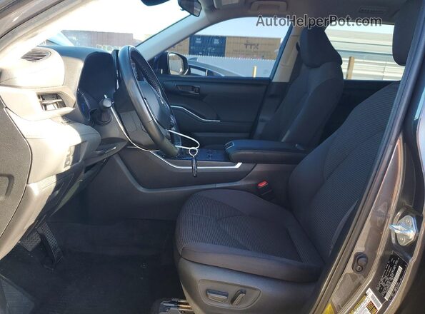 5TDZARAH3PS022708 2023 TOYOTA HIGHLANDER Gray Vista interior delantera