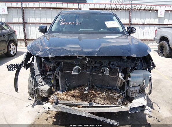 5TDZARAH4PS518729 2023 TOYOTA HIGHLANDER Black Widok wnętrza z tyłu