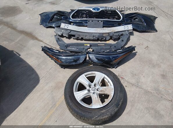 5TDZARAH4PS518729 2023 TOYOTA HIGHLANDER Black Widok zestawu wskaźników