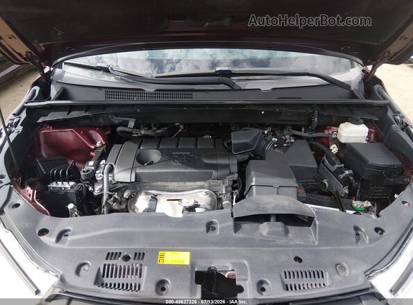 5TDZARFH0JS035349 2018 TOYOTA HIGHLANDER Бордовый Вид сзади