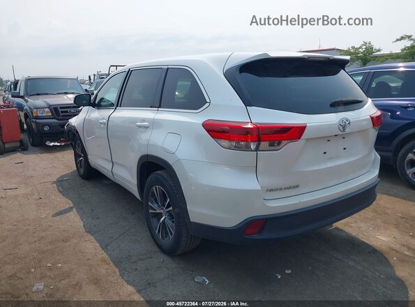 5TDZARFH0JS038512 2018 TOYOTA HIGHLANDER White Tył lewy