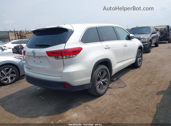 5TDZARFH0JS038512 2018 TOYOTA HIGHLANDER White Tył prawy