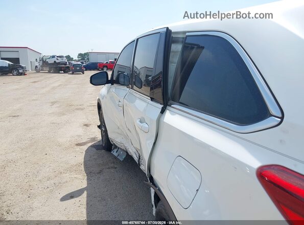 5TDZARFH1HS024144 2017 TOYOTA HIGHLANDER White Vista frontal