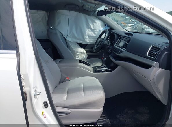 5TDZARFH1HS024144 2017 TOYOTA HIGHLANDER White Vista interior delantera
