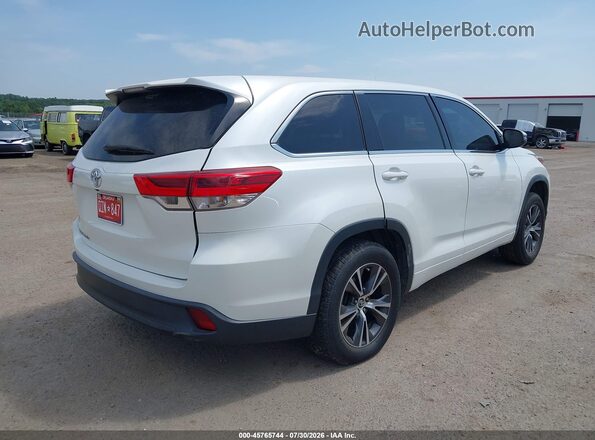 5TDZARFH1HS024144 2017 TOYOTA HIGHLANDER White Trasero derecho