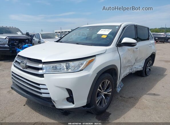5TDZARFH1HS024144 2017 TOYOTA HIGHLANDER White Vista tres cuartos delantera izquierda