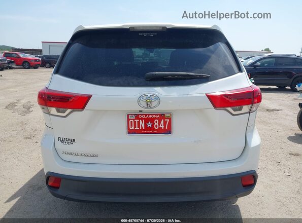 5TDZARFH1HS024144 2017 TOYOTA HIGHLANDER White 