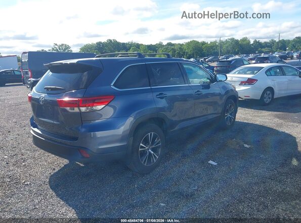5TDZARFH1KS046328 2019 TOYOTA HIGHLANDER Blue Trasero derecho