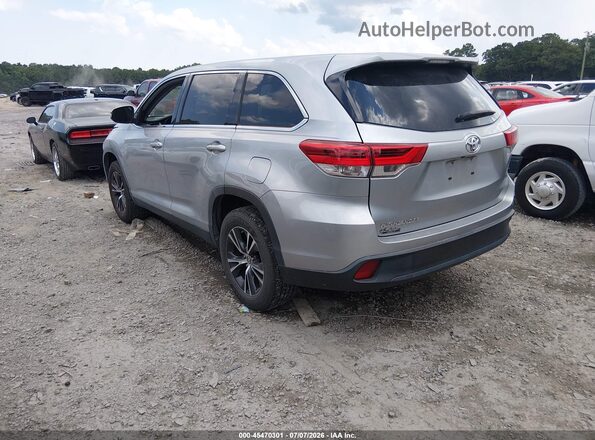5TDZARFH1KS047589 2019 TOYOTA HIGHLANDER Silver Tył lewy