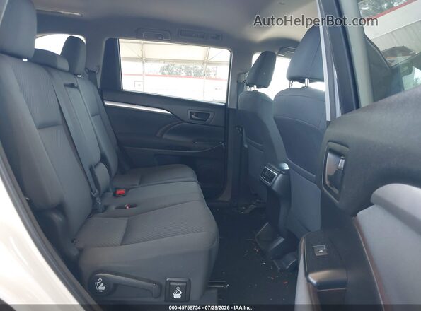 5TDZARFH4JS034768 2018 TOYOTA HIGHLANDER White Vista de la etiqueta del VIN
