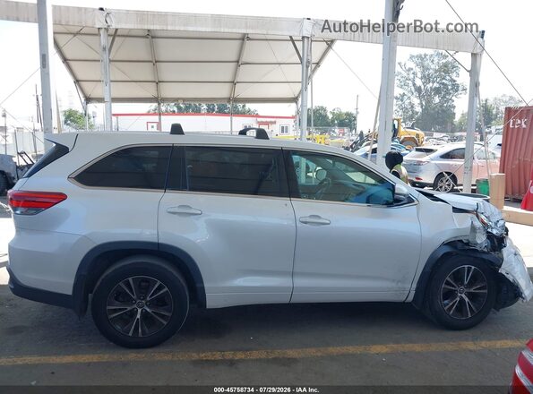 5TDZARFH4JS034768 2018 TOYOTA HIGHLANDER White 