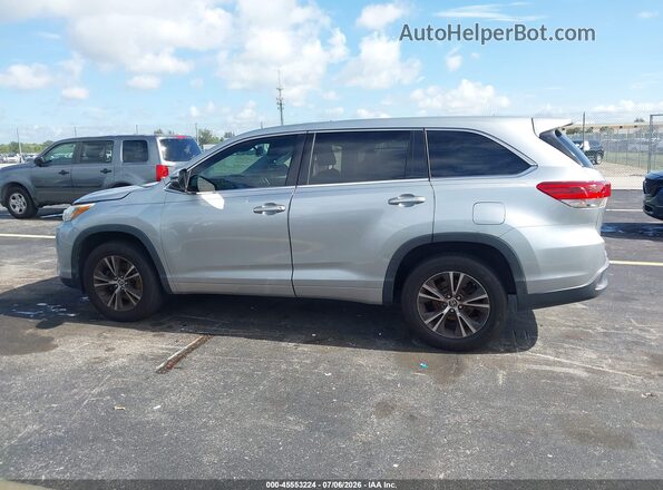 5TDZARFH6JS041687 2018 TOYOTA HIGHLANDER Silver Vista interior de 360 grados