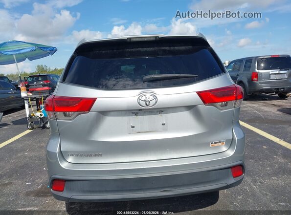 5TDZARFH6JS041687 2018 TOYOTA HIGHLANDER Silver 