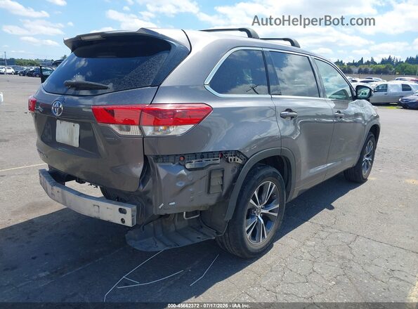 5TDZARFH7HS026741 2017 TOYOTA HIGHLANDER Gray Задня права чверть