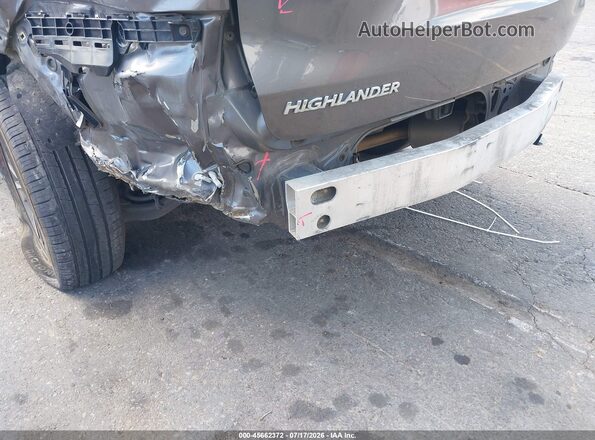 5TDZARFH7HS026741 2017 TOYOTA HIGHLANDER Gray Вид спереду