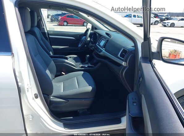 5TDZARFH8GS021756 2016 TOYOTA HIGHLANDER White წინა სალონის ხედი