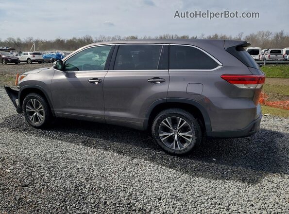5TDZARFH8HS024397 2017 TOYOTA HIGHLANDER Gray Հետևի ձախ