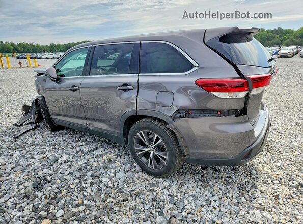 5TDZARFH8KS058248 2019 TOYOTA HIGHLANDER Серый Задняя левая четверть