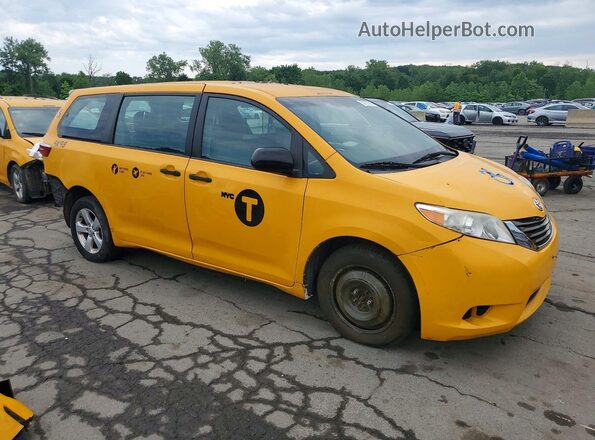5TDZK3DC1GS754152 2016 TOYOTA SIENNA Yellow Przód prawy