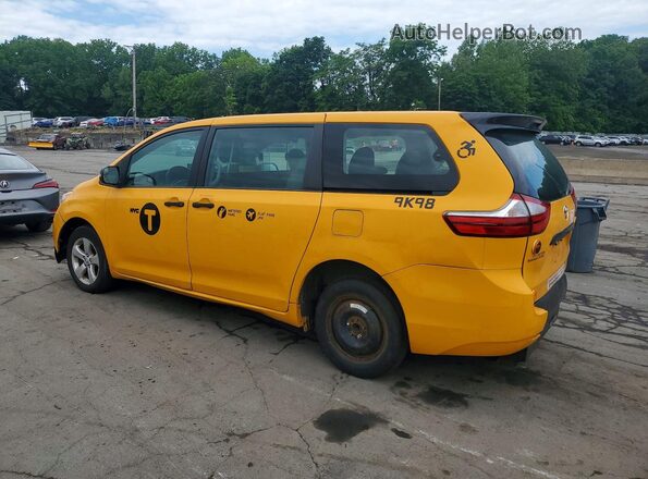 5TDZK3DC1GS754152 2016 TOYOTA SIENNA Yellow Tył lewy