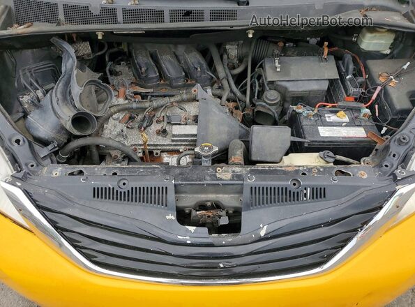 5TDZK3DC1GS754152 2016 TOYOTA SIENNA Yellow Widok komory silnika