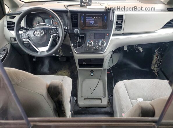 5TDZK3DC1GS754152 2016 TOYOTA SIENNA Yellow Widok deski rozdzielczej