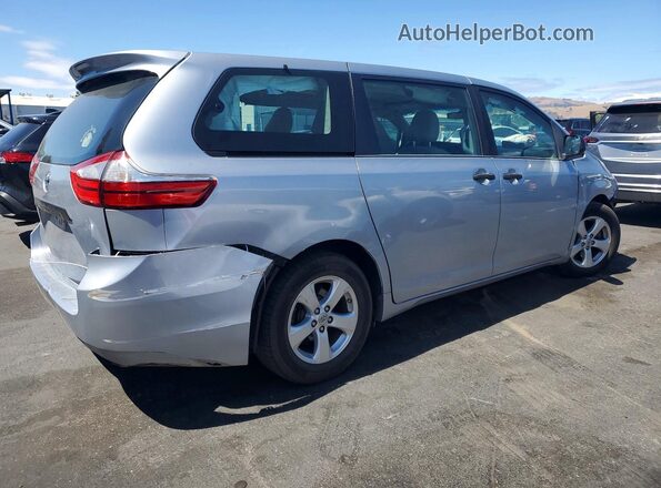 5TDZK3DC3GS698201 2016 TOYOTA SIENNA Silver Հետևի աջ