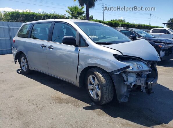 5TDZK3DC3GS698201 2016 TOYOTA SIENNA Silver Առջևի աջ