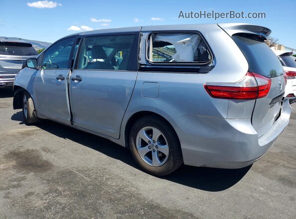 5TDZK3DC3GS698201 2016 TOYOTA SIENNA Silver Հետևի ձախ
