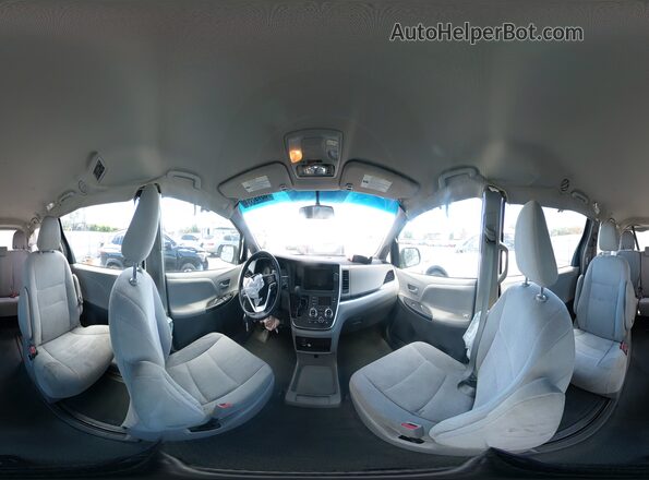 5TDZK3DC3GS698201 2016 TOYOTA SIENNA Silver Սալոնի 360 աստիճան տեսք