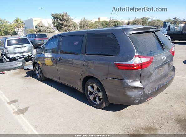 5TDZK3DC9GS692239 2016 TOYOTA SIENNA Серый Задняя левая четверть