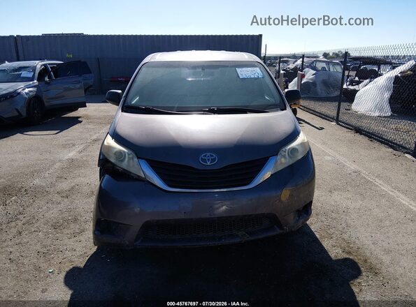 5TDZK3DC9GS692239 2016 TOYOTA SIENNA Серый Вид задней части салона