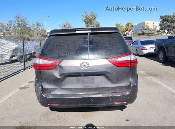 5TDZK3DC9GS692239 2016 TOYOTA SIENNA Серый 