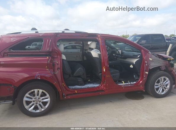 5TDZRKEC1TS306329 2026 TOYOTA SIENNA Red Դիմացի տեսք