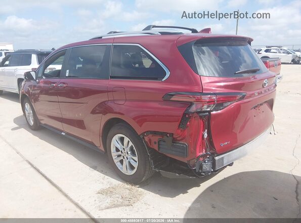 5TDZRKEC1TS306329 2026 TOYOTA SIENNA Red Հետևի ձախ