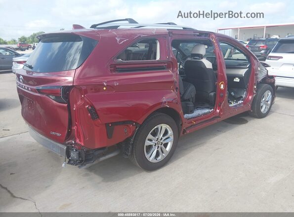 5TDZRKEC1TS306329 2026 TOYOTA SIENNA Red Հետևի աջ