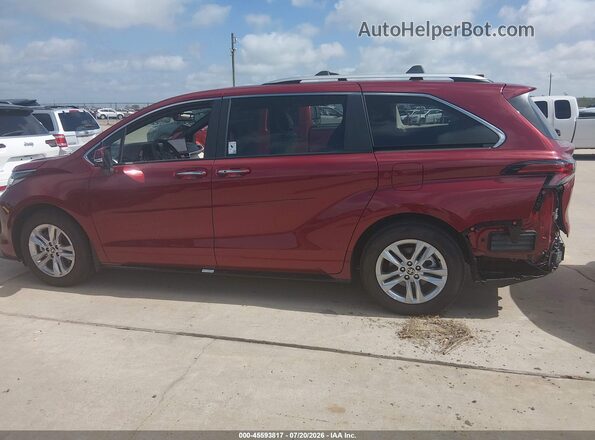 5TDZRKEC1TS306329 2026 TOYOTA SIENNA Red Սալոնի 360 աստիճան տեսք