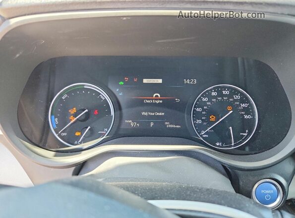 5TDZRKEC2MS003383 2021 TOYOTA SIENNA Black ხელსაწყოთა პანელის ხედი