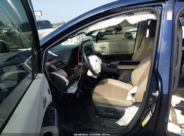 5TDZRKEC5MS034837 2021 TOYOTA SIENNA Blue წინა სალონის ხედი