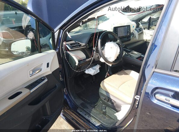 5TDZRKEC5MS034837 2021 TOYOTA SIENNA Blue უკანა სალონის ხედი