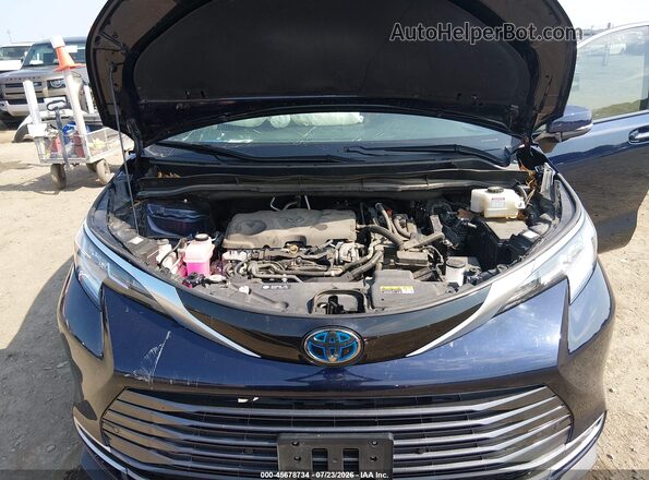 5TDZRKEC5MS034837 2021 TOYOTA SIENNA Blue უკანა ხედი