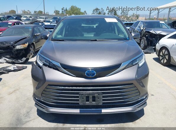 5TDZRKEC5PS168591 2023 TOYOTA SIENNA Gray Vista del cuadro de instrumentos