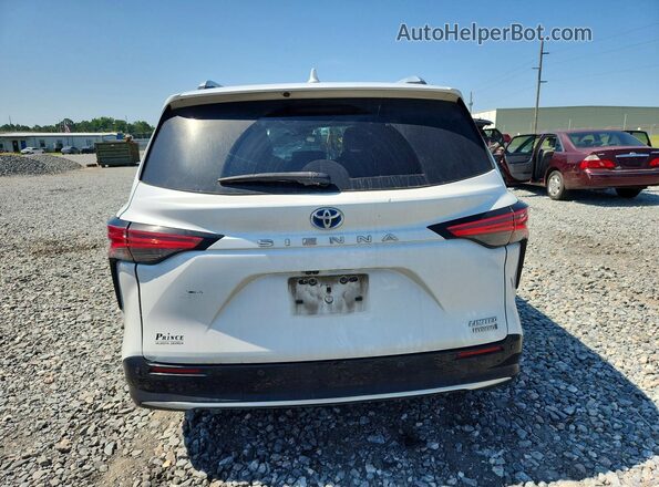 5TDZRKEC6NS084941 2022 TOYOTA SIENNA White Widok z tyłu