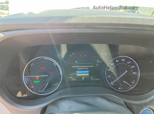5TDZRKEC6NS084941 2022 TOYOTA SIENNA White Widok zestawu wskaźników