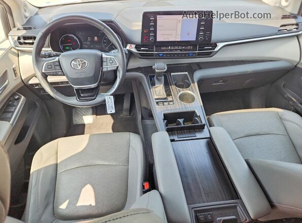 5TDZRKEC8MS019927 2021 TOYOTA SIENNA White Вид панелі приладів