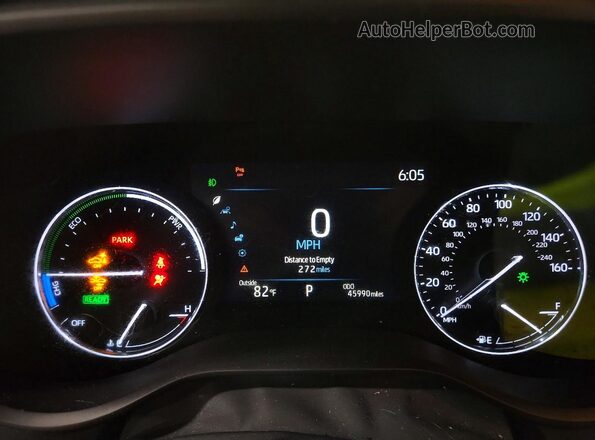 5TDZRKEC8MS048733 2021 TOYOTA SIENNA Silver Vista del cuadro de instrumentos