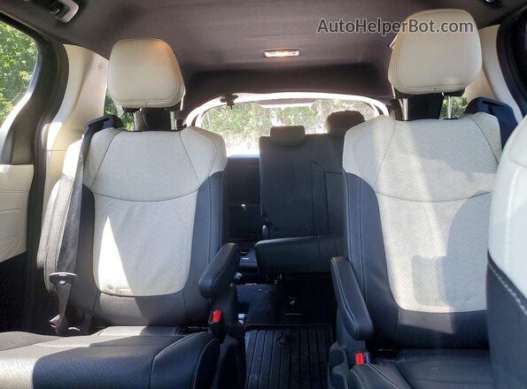 5TDZSKFC1SS184668 2025 TOYOTA SIENNA Blue უკანა სავარძლების ხედი